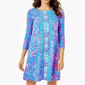 Lilly Pulitzer| Ophelia Swing Dress | Pundy Blue La Zebra
M18